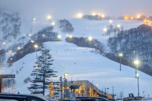 Niseko Village ski hill in Niseko Japan