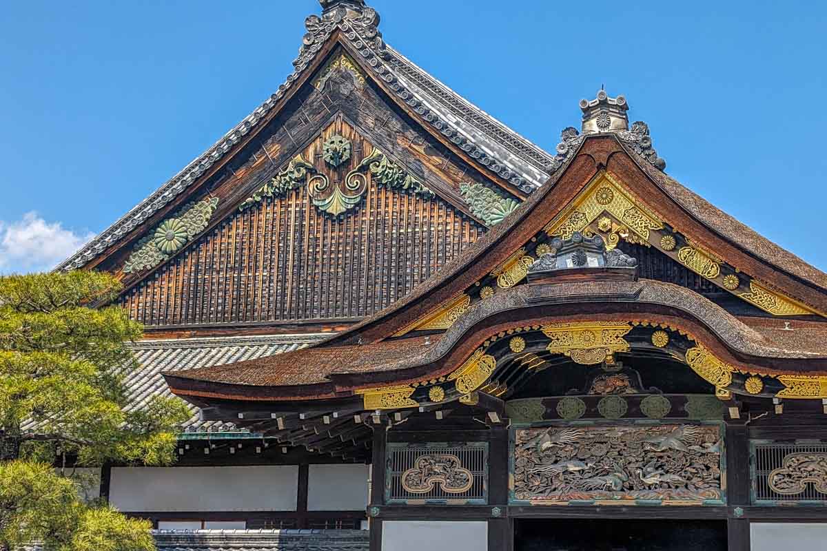 Nijo Castle seen on a day tour in Kyoto Japan