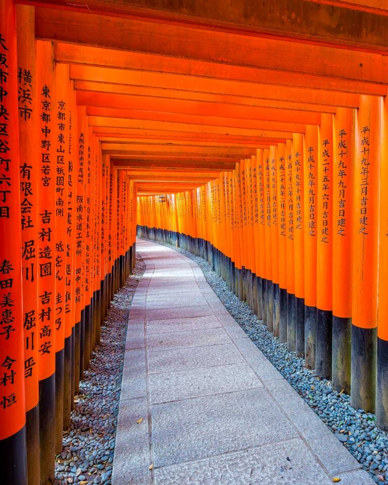The Fushimi Inari Shrine in Kyoto, Japan