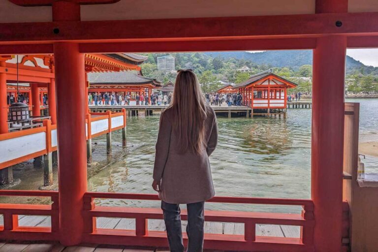 Miyajima and the Itsukushima Shrine seen on a tour from Osaka Japan to Hiroshima (2)