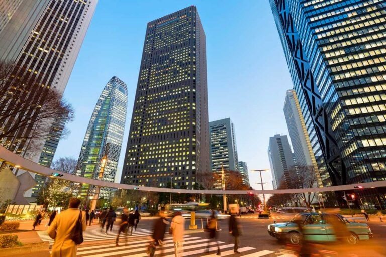 Shinjuku District at night, Tokyo - Japan
