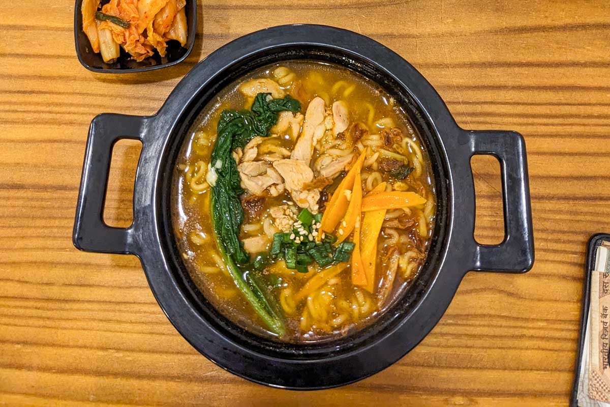 Indian food eaten in Japan