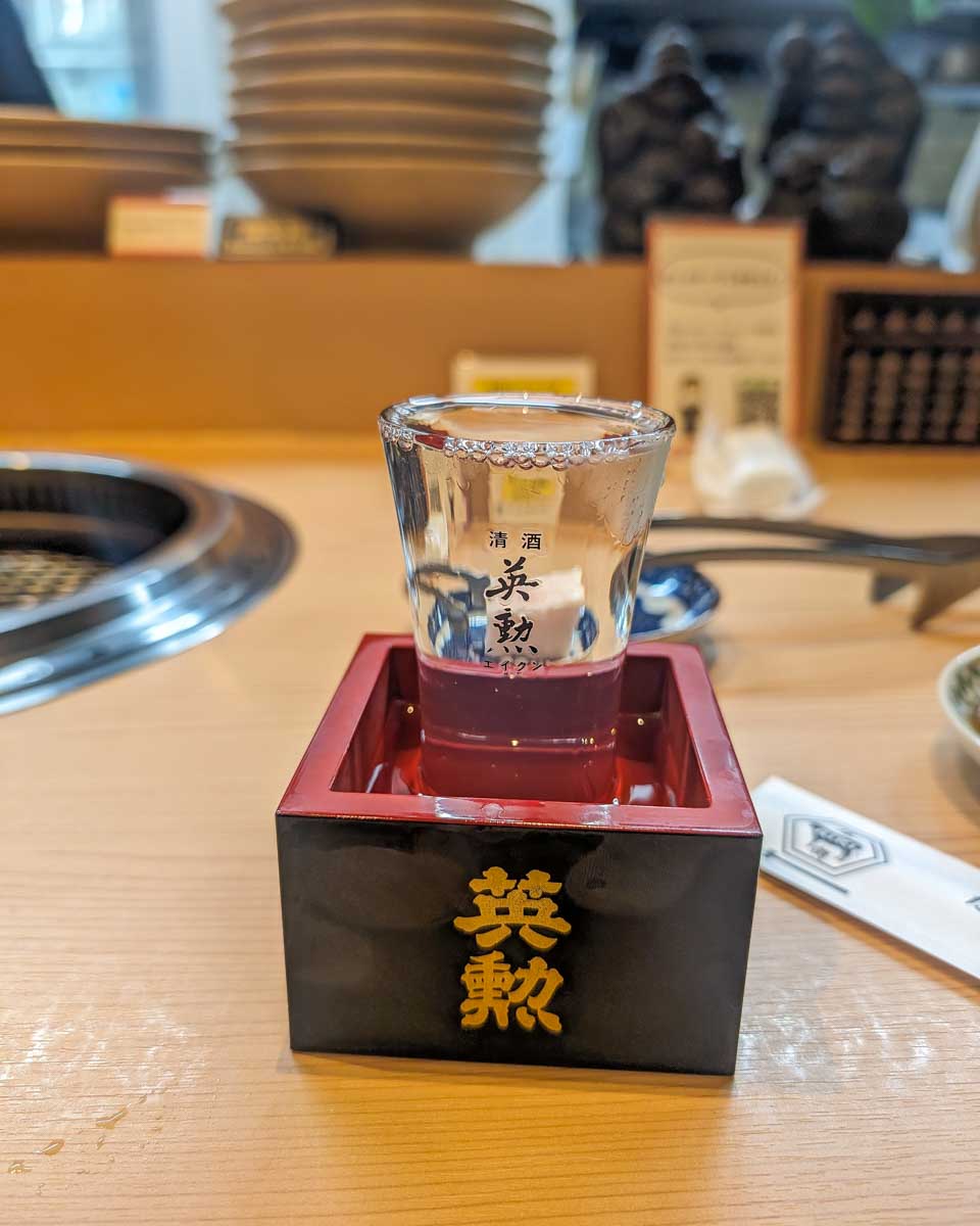 Sake-on-a-food tour in Osaka Japan