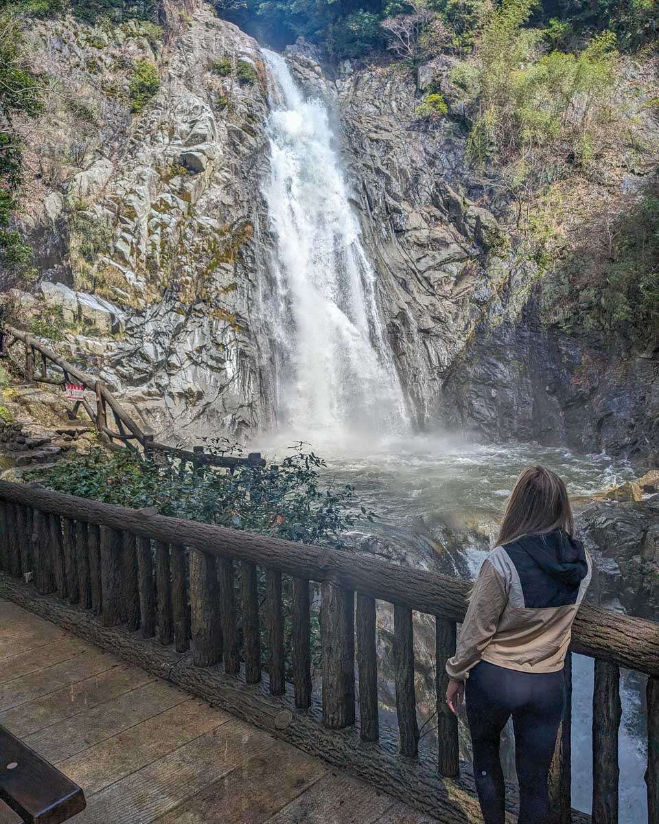 Bailey at the Nunobiki Falls in Kobe Japan (2)