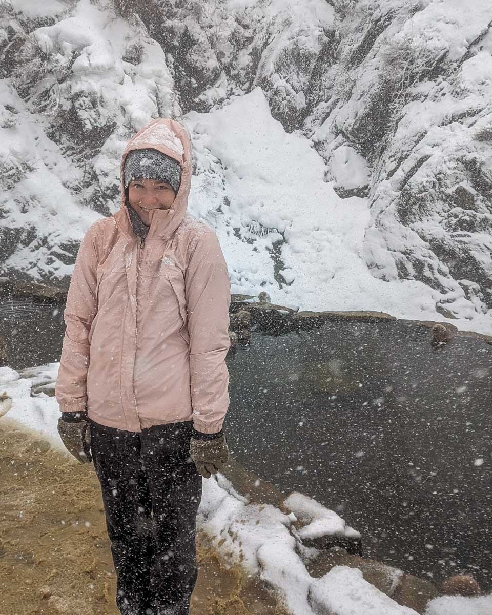 Bailey-by-a-hot-spring-with-snow-monkeys-near Nagano japan