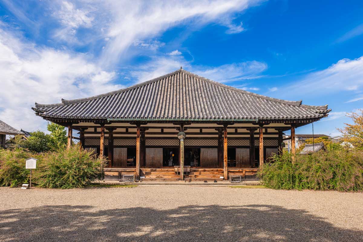 Gango-ji Temple in Nara Japan