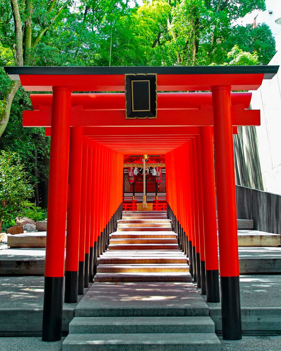 Ikuta Shrine in Kobe Japan