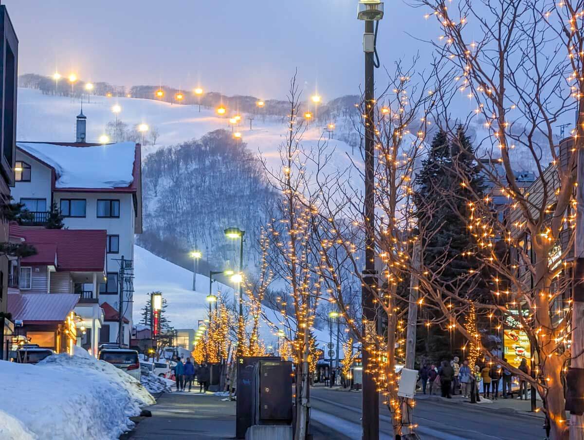 Niseko Japan at night winter (2)