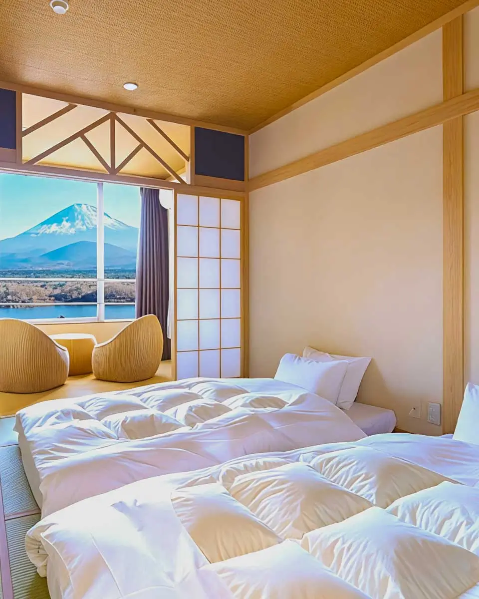 Shoji Mount Hotel in Fujikawaguchiko Mt. Fuji Japan