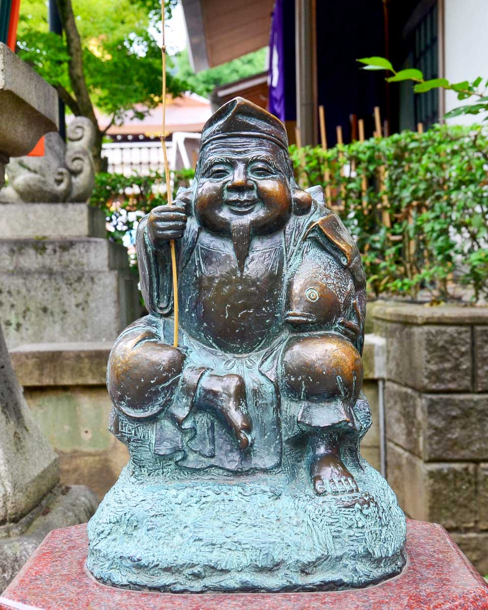 Statue in Ebisu Shibuya Japan