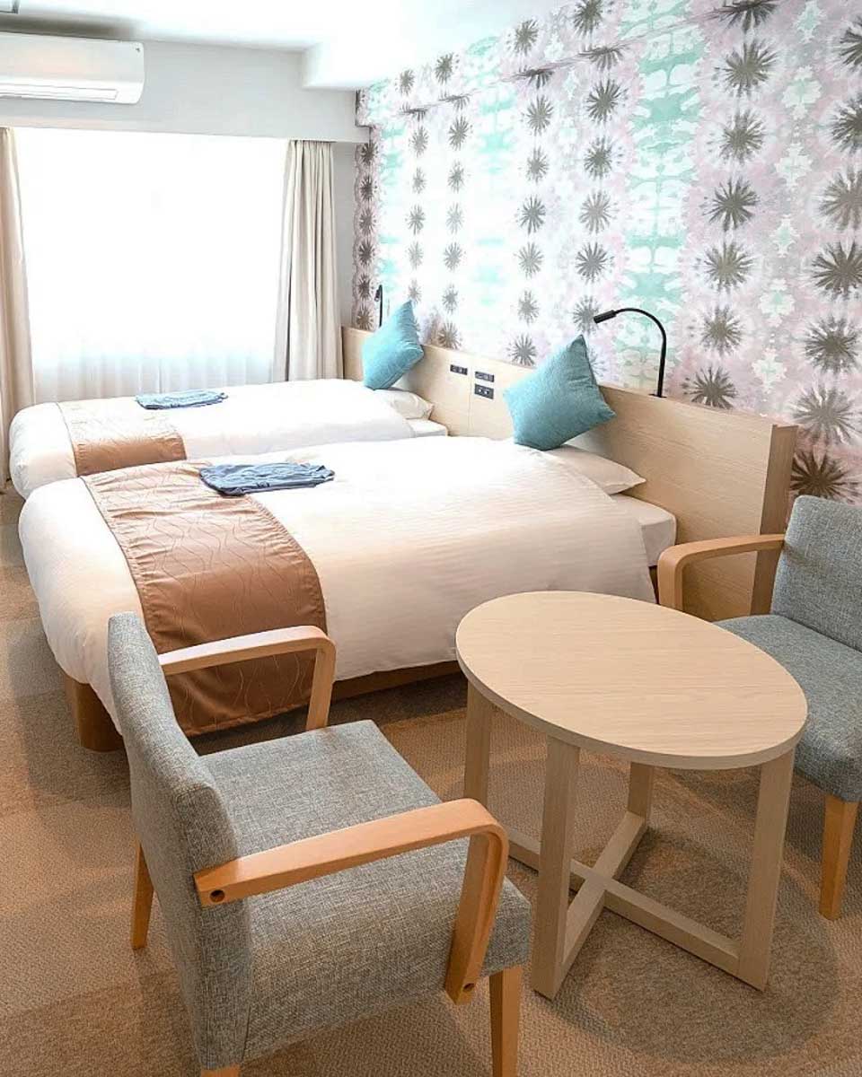 Hotel room at La’gent Hotel Chatan Okinawa