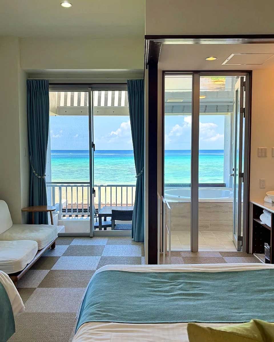 Hotel room with a view at Seven Colors Ishigakijima