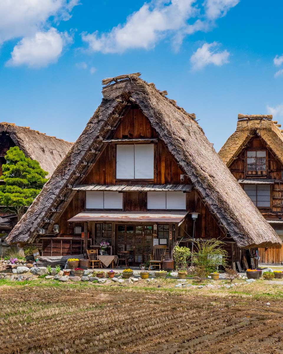 Huts in Shirakawa-go on a tour from Kanazawa Japan (1)