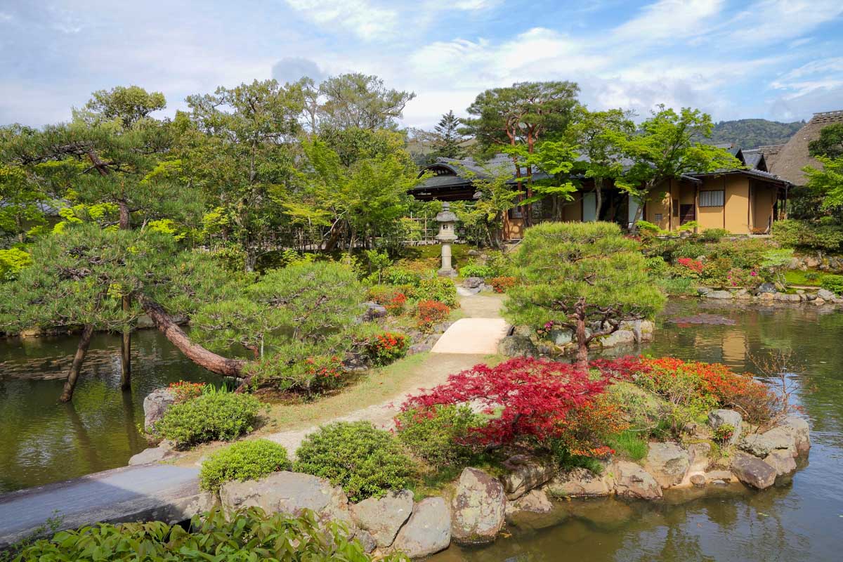 Isuien Garden in Nara Japan