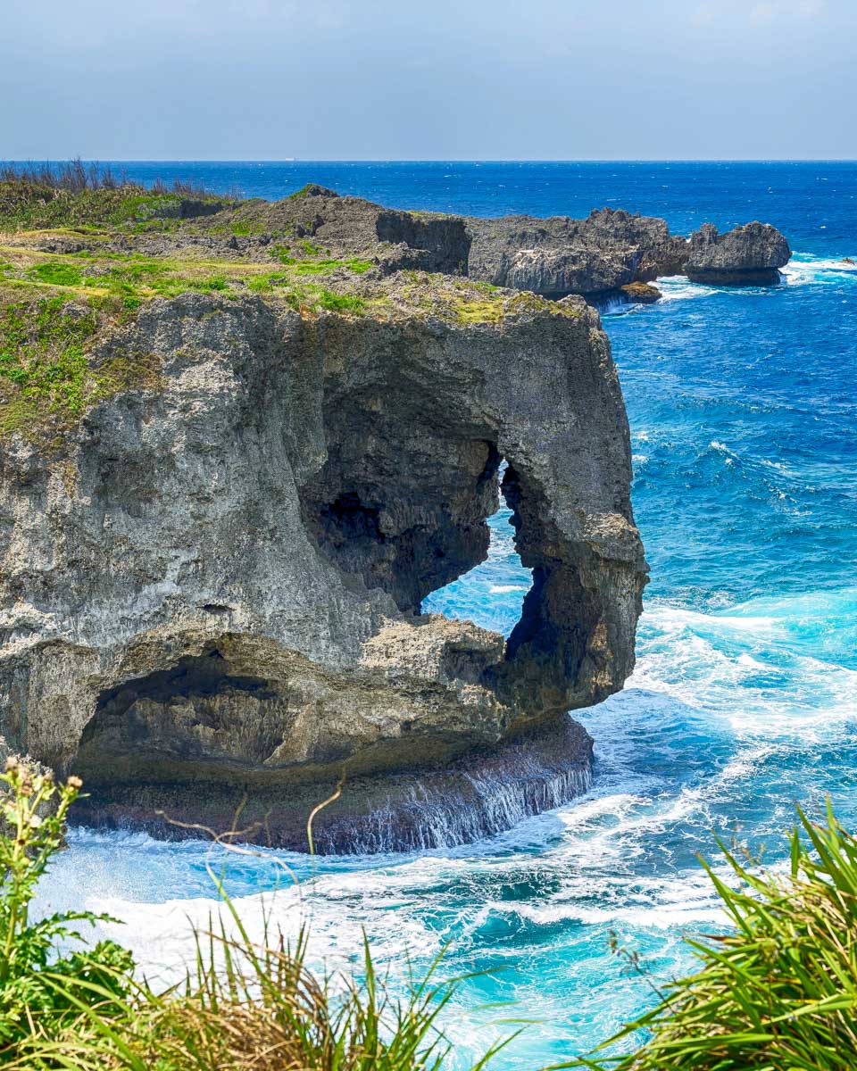 Manzamo Cape in Okinawa, Japan