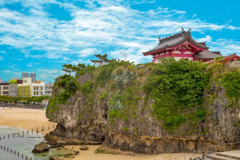 Naminoue Shrine in Okinawa Japan