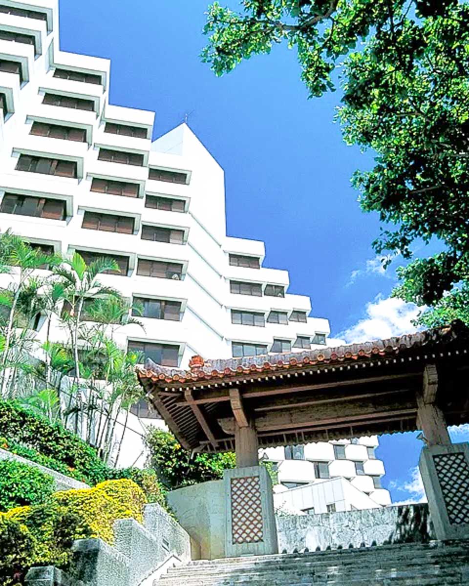 The exterior of the Naha Terrace in Okinawa Japan copy