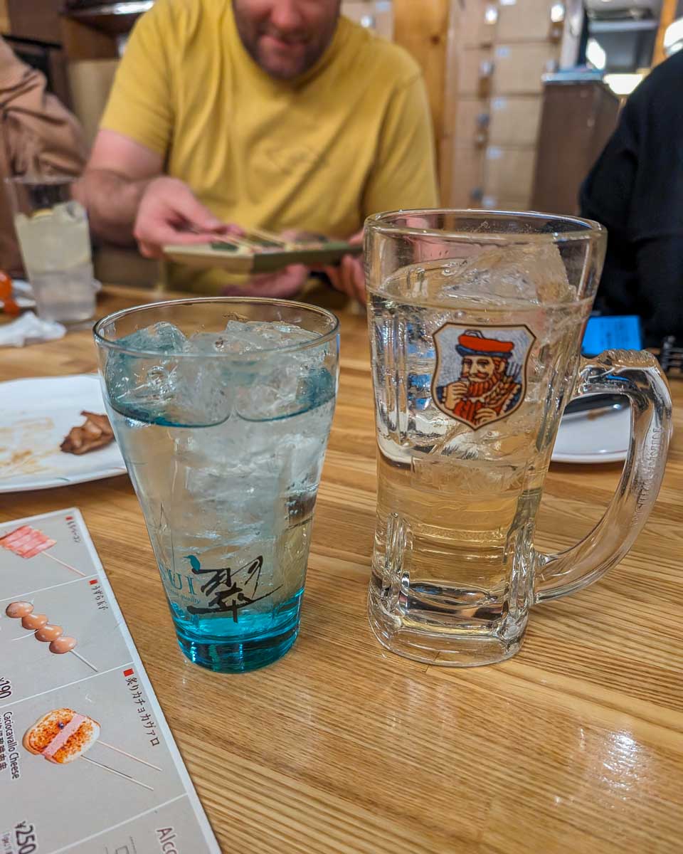 A highball drink in Tokyo Japan