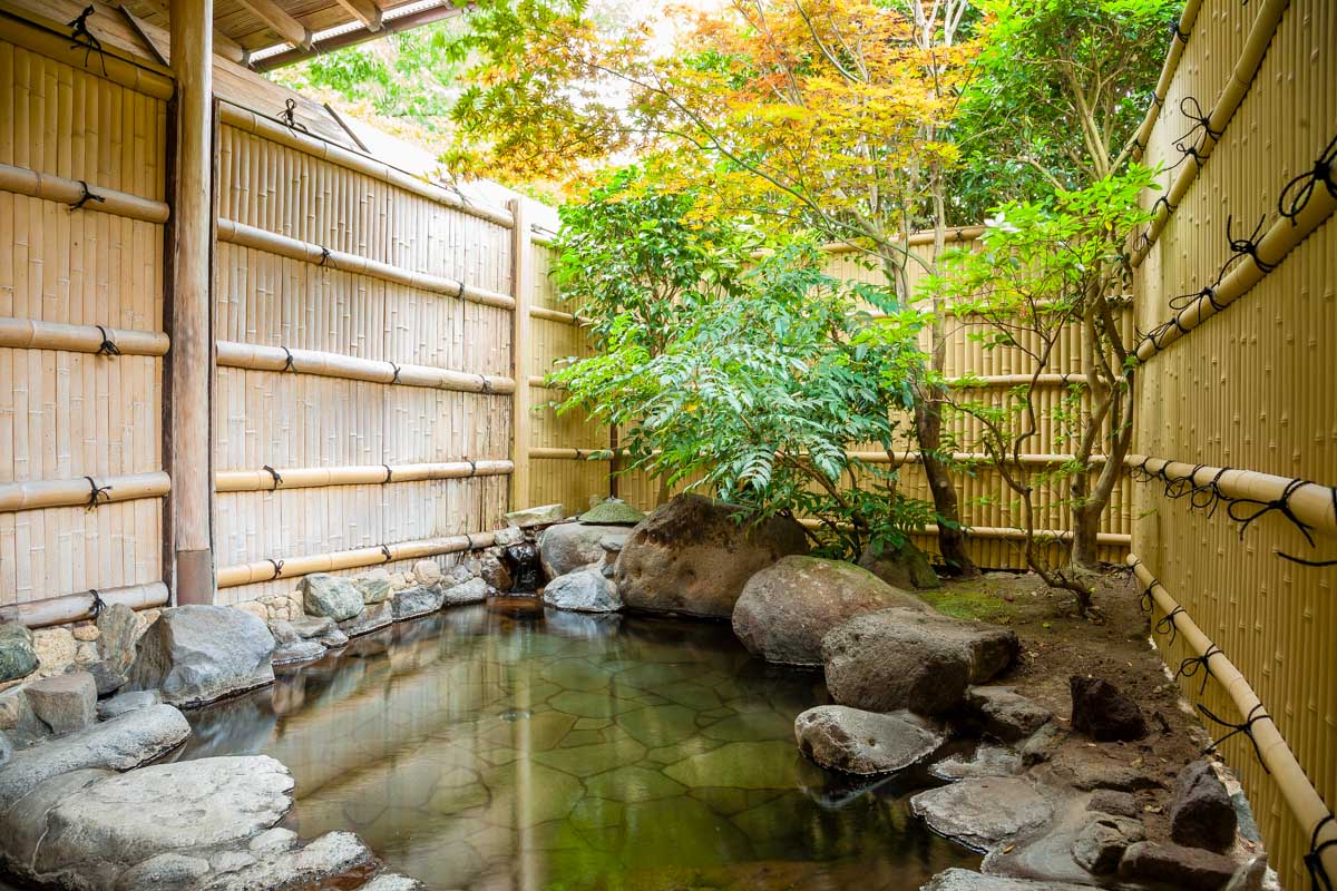 A ryokan with onsen in Hakone Japan
