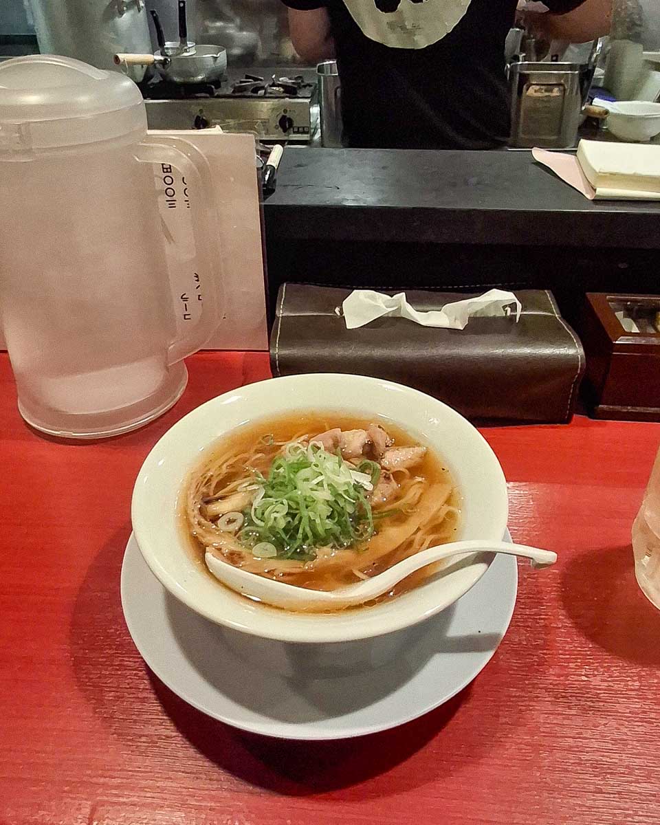 Duck-ramen-eaten-in-Ginza Tokyo Japan