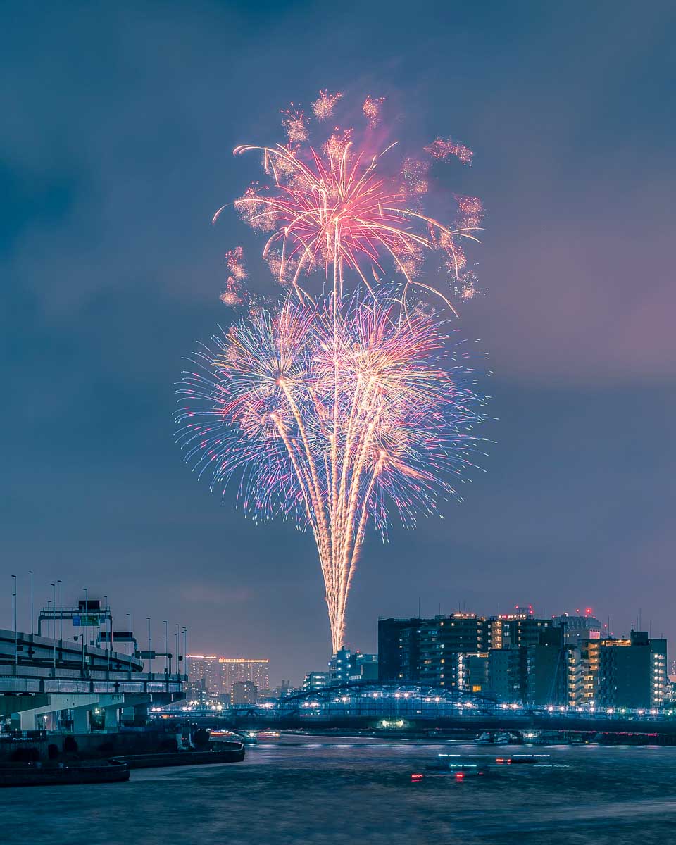 Fireworks Festival in Tokyo, Japan