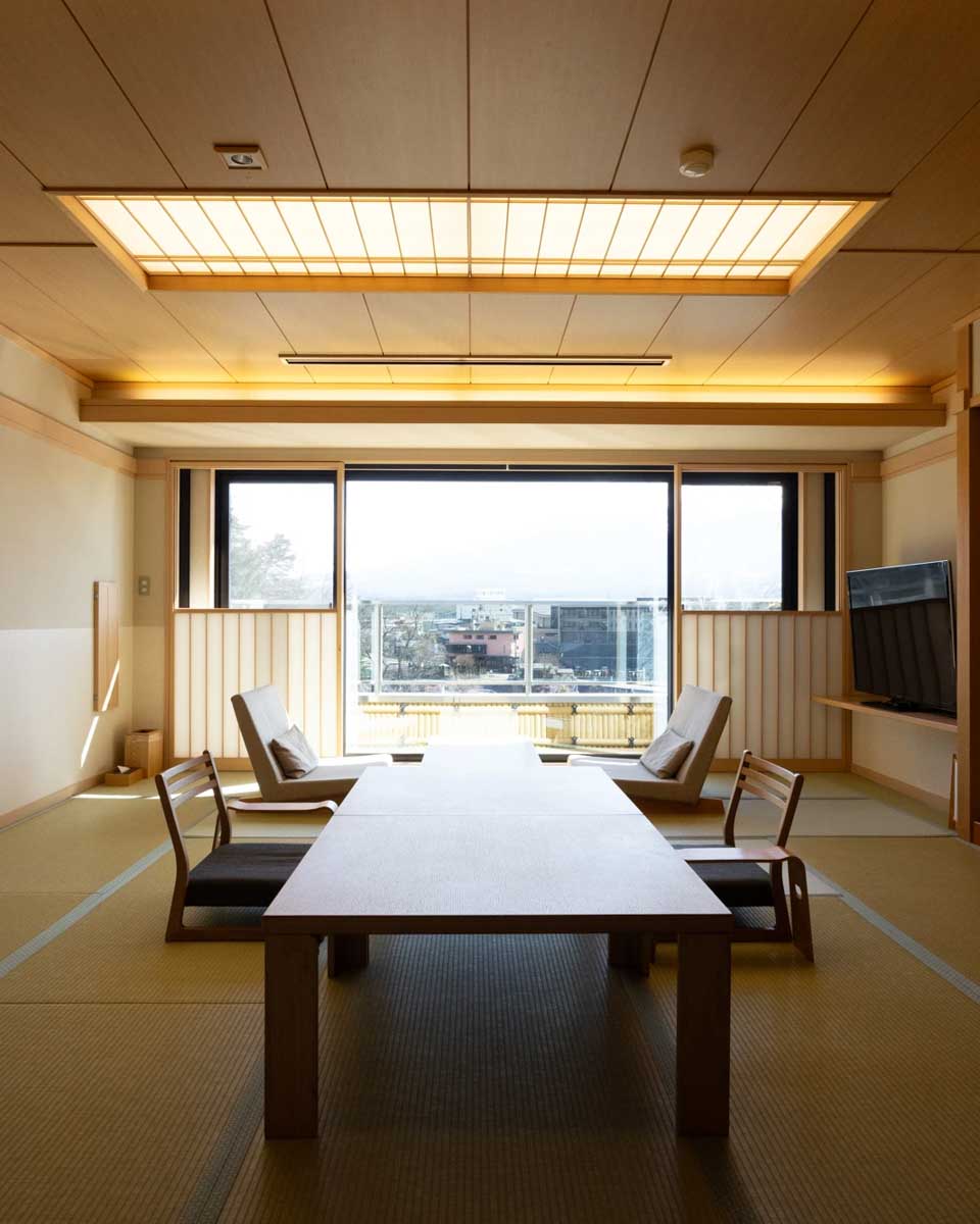 Fujikawaguchiko Onsen Konanso in Lake Kawaguchi Japan 1