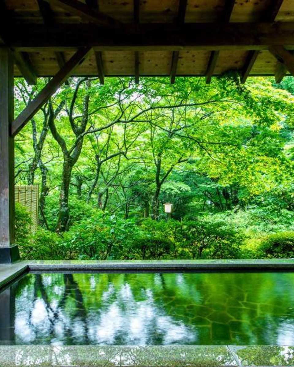 Gora Kansuiro in Hakone Japan