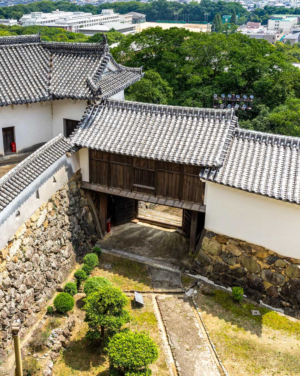 Himeji Castle grounds in Japan 1