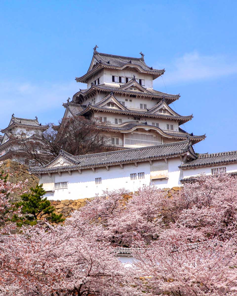 Himeji Castle in Kobe Japan