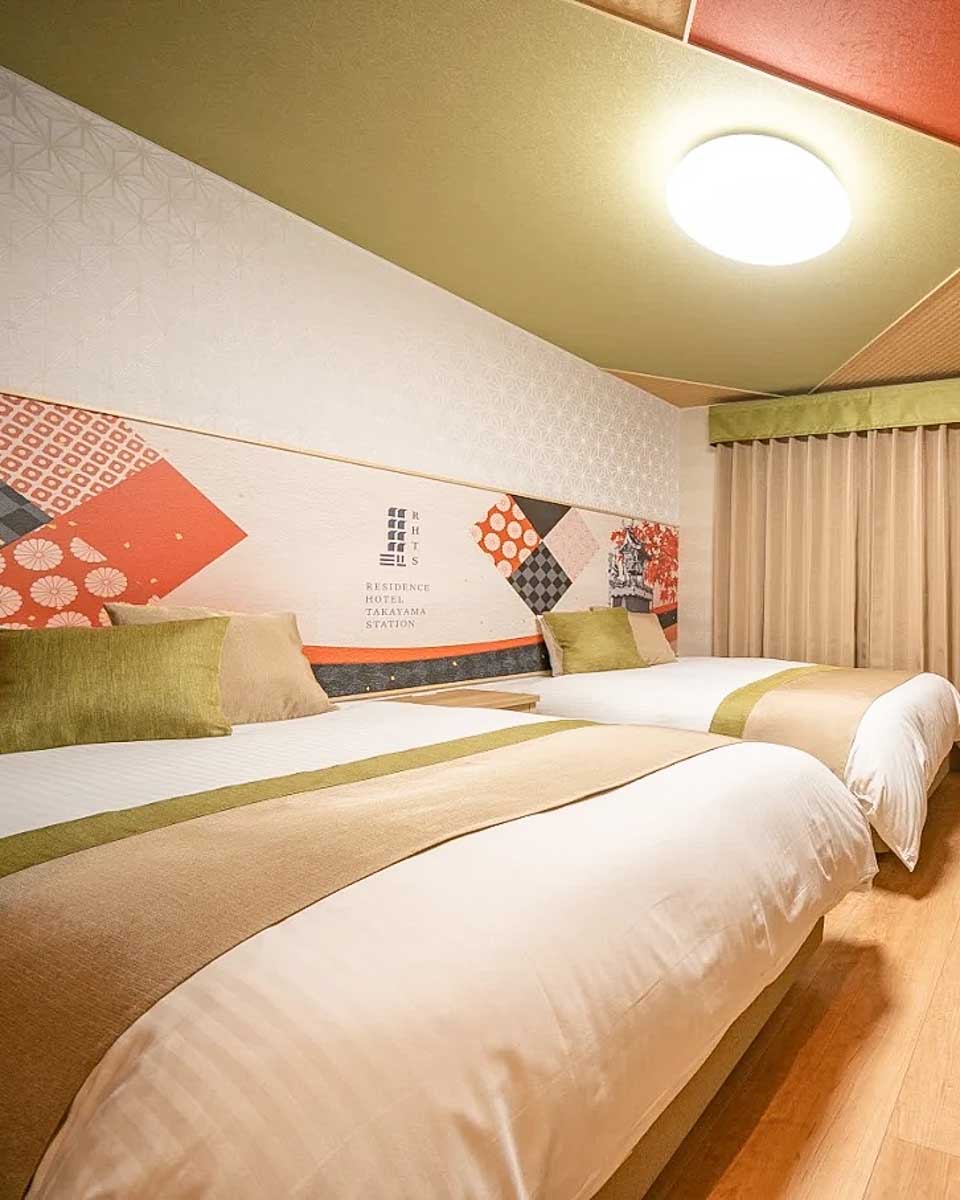 Hotel room at Residence Hotel Takayama Station in Takayama Japan