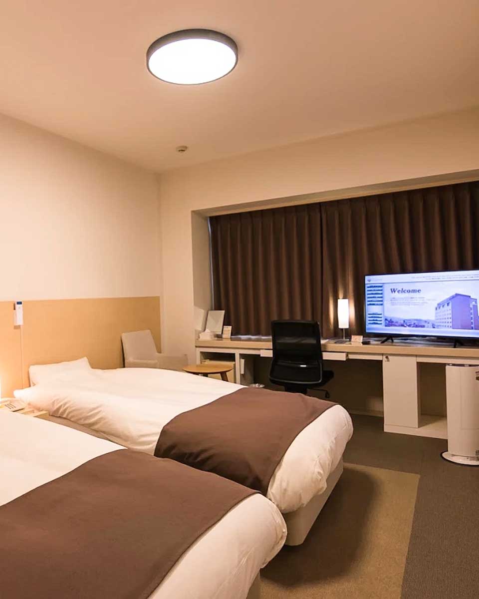 Hotel room at the Spa Hotel Alpina Hida Takayama