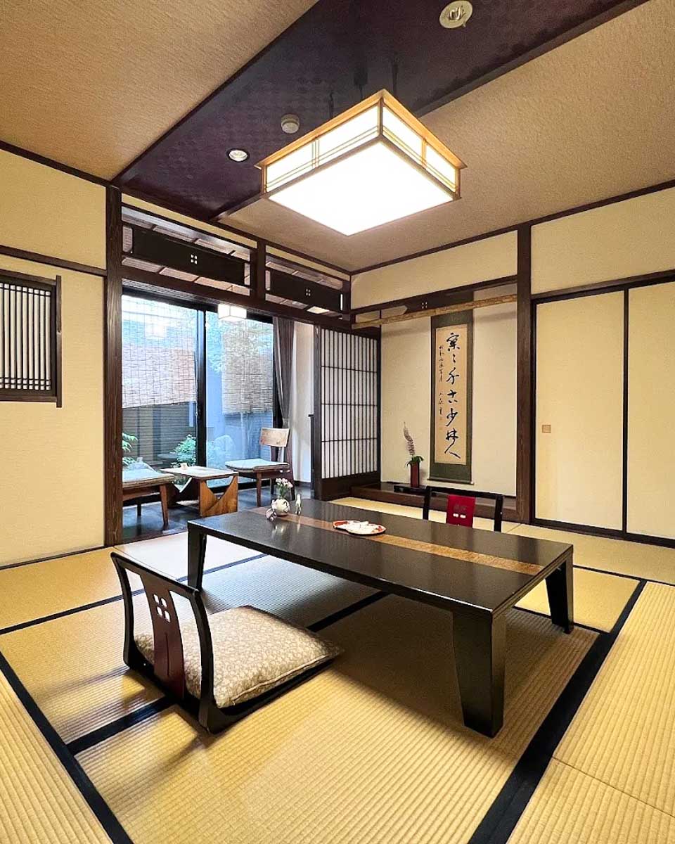 Inside Ryokan Tanabe in Takayama, Japan