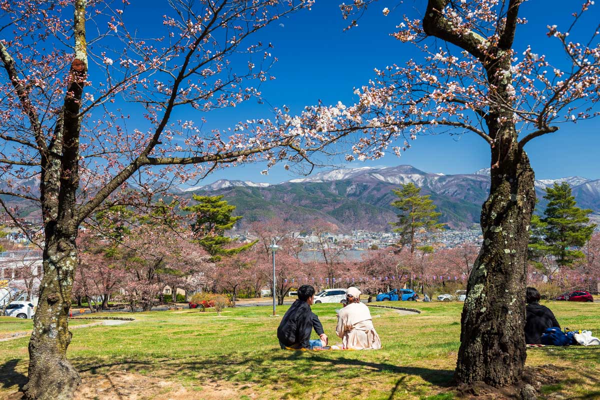 Joyama Park in Nagano Japan