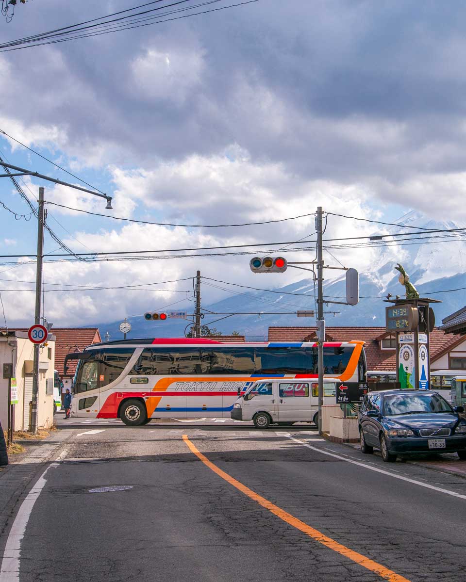 Kawaguchiko Town in Lake Kawaguchiko Japan