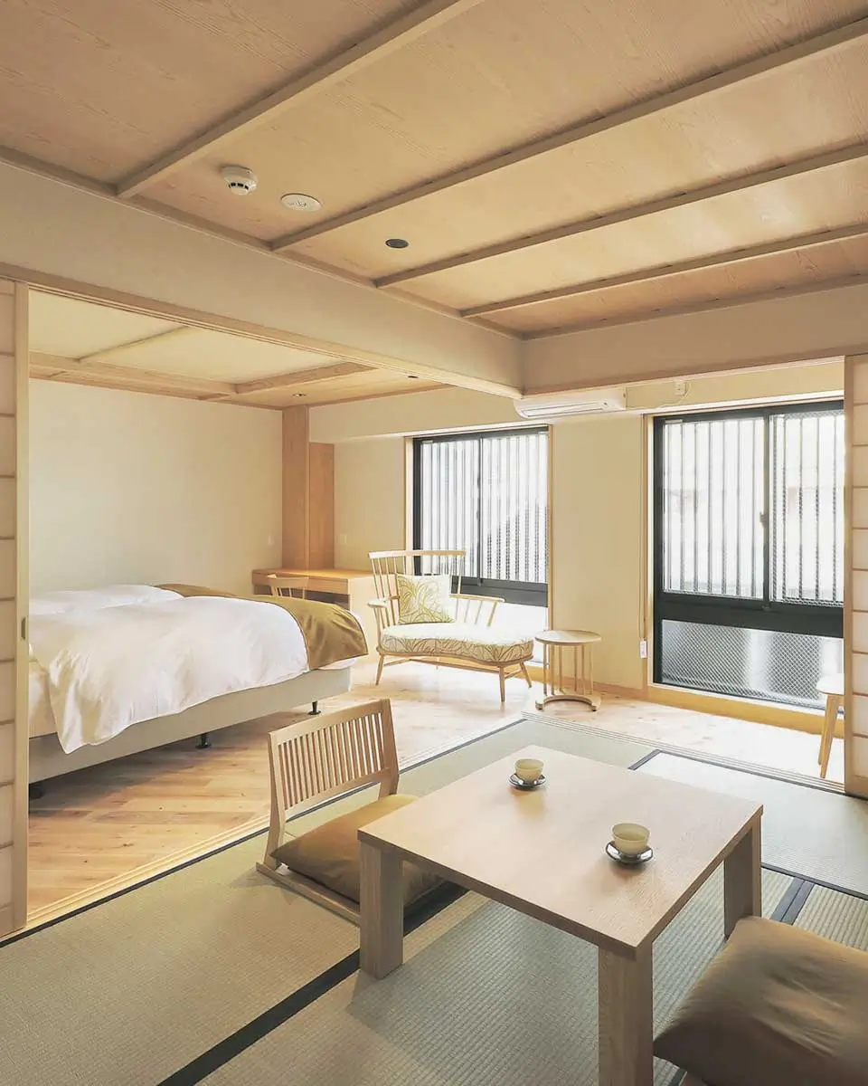 Kyomachiya Ryokan Sakura Urushitei in Kyoto Japan