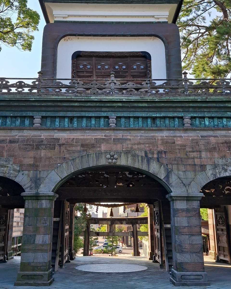 Oyama Shrine in Kanazawa Japan