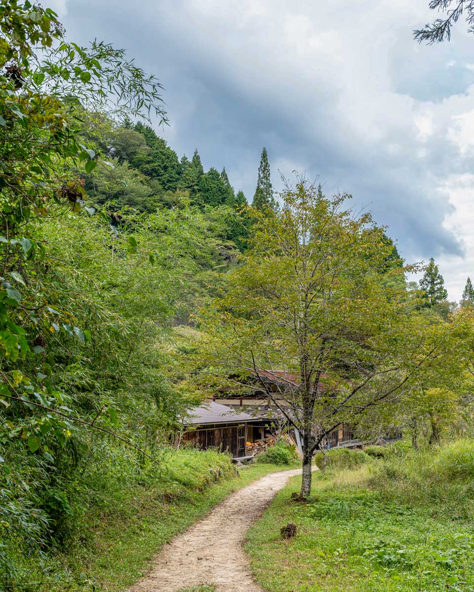 Part of the Nakasendo Trail seen on a tour from Nagano Japan