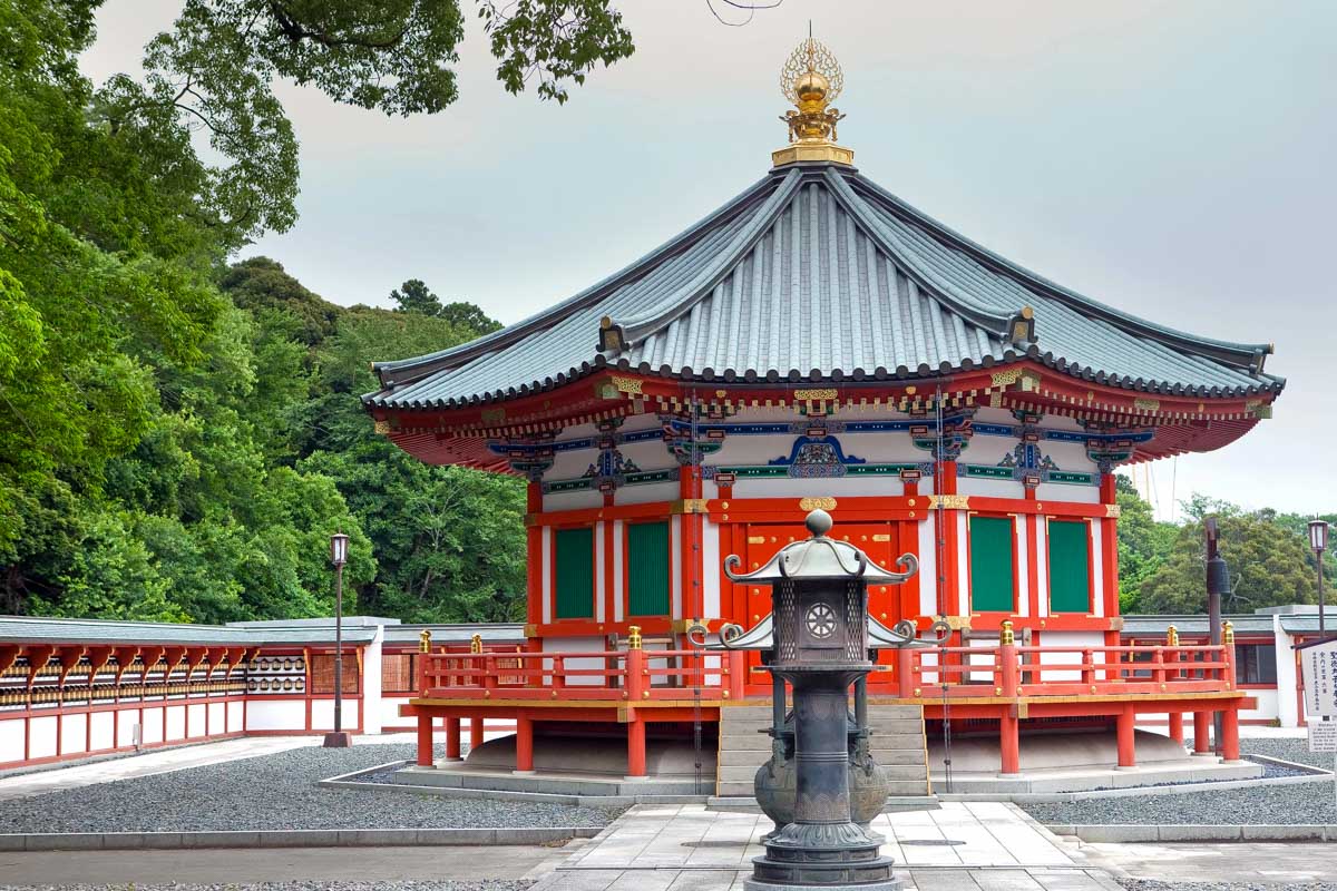 Prince Shotoku Hall at Shinsho Temple, Narita, Japan