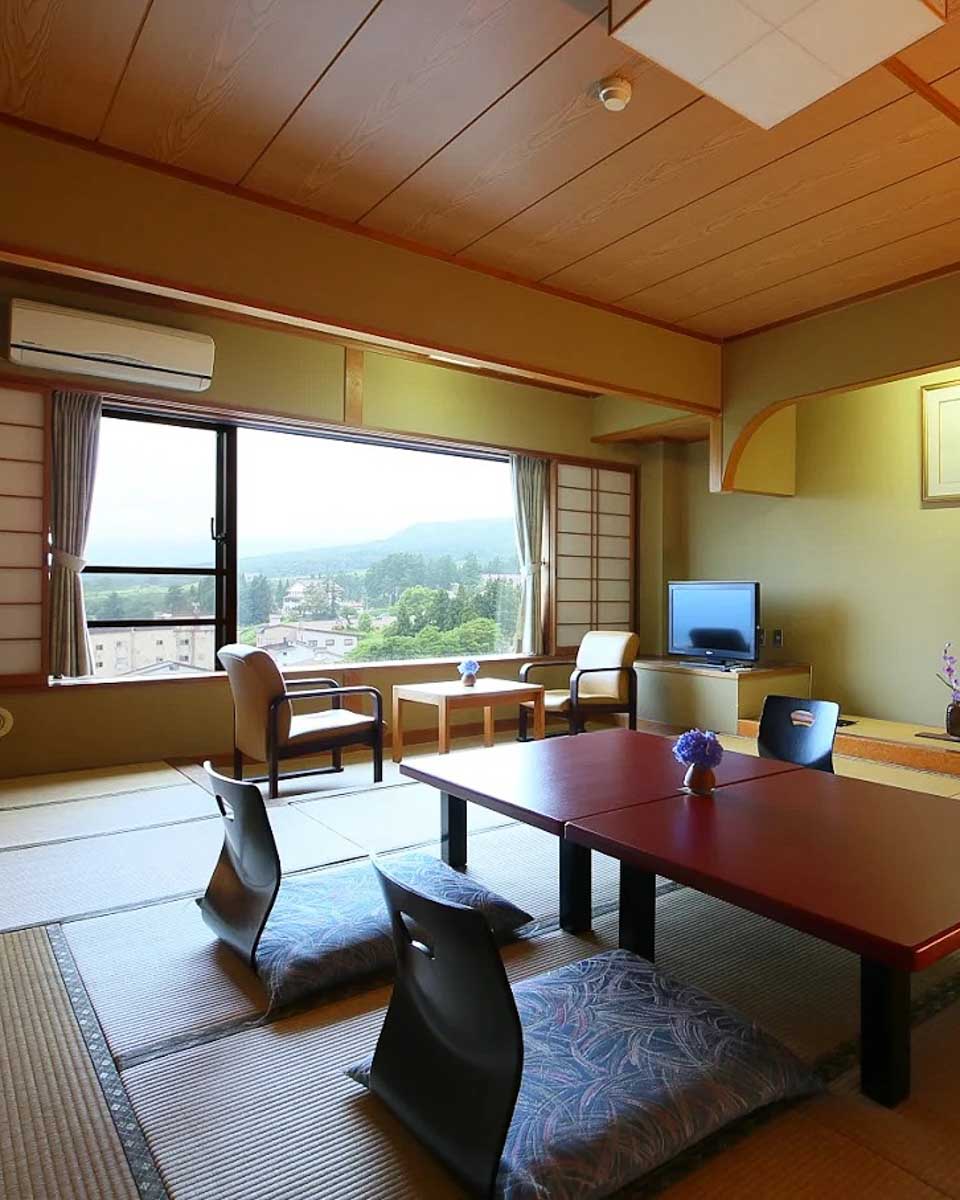 Sitting area in Hotel Taiko in Nagano copy