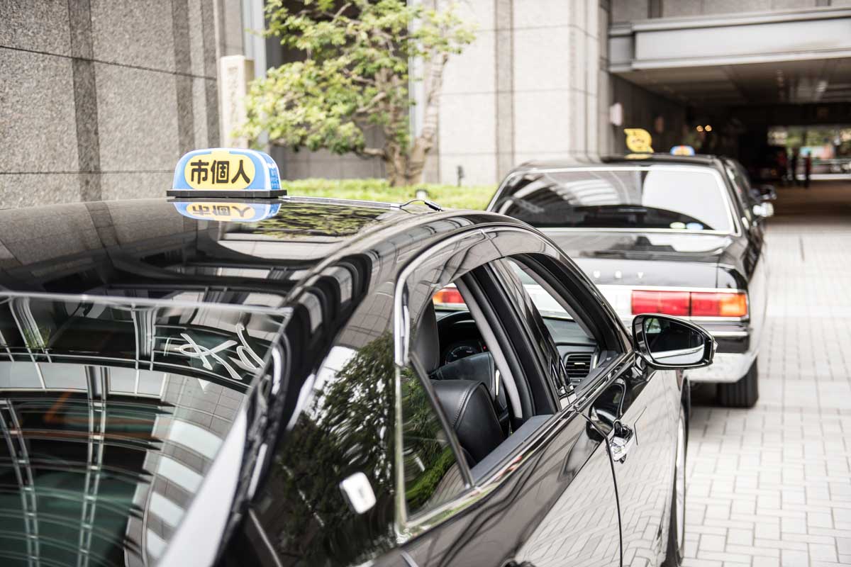 Taxis seen in Japan