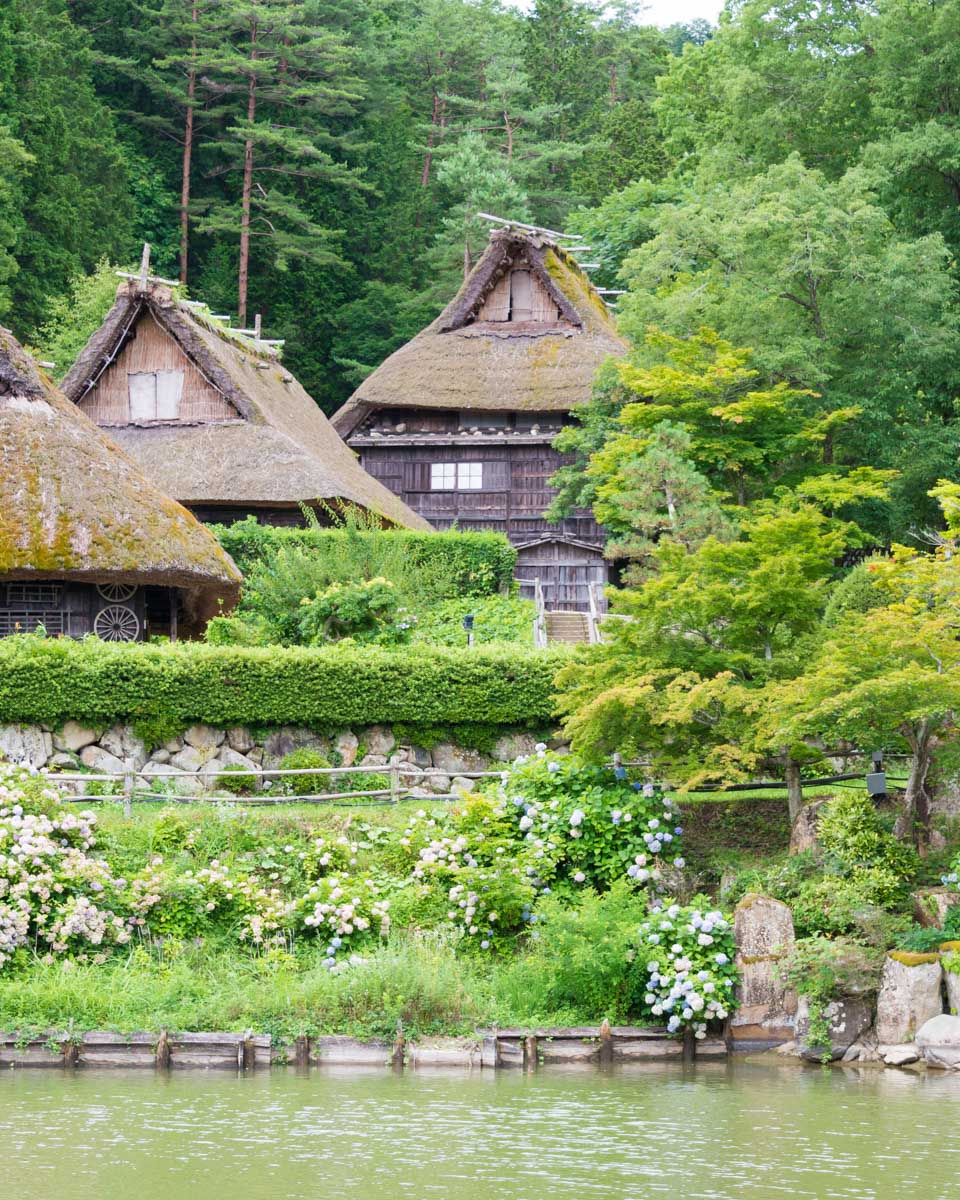 The Hida Folk Village in Takayama Japan