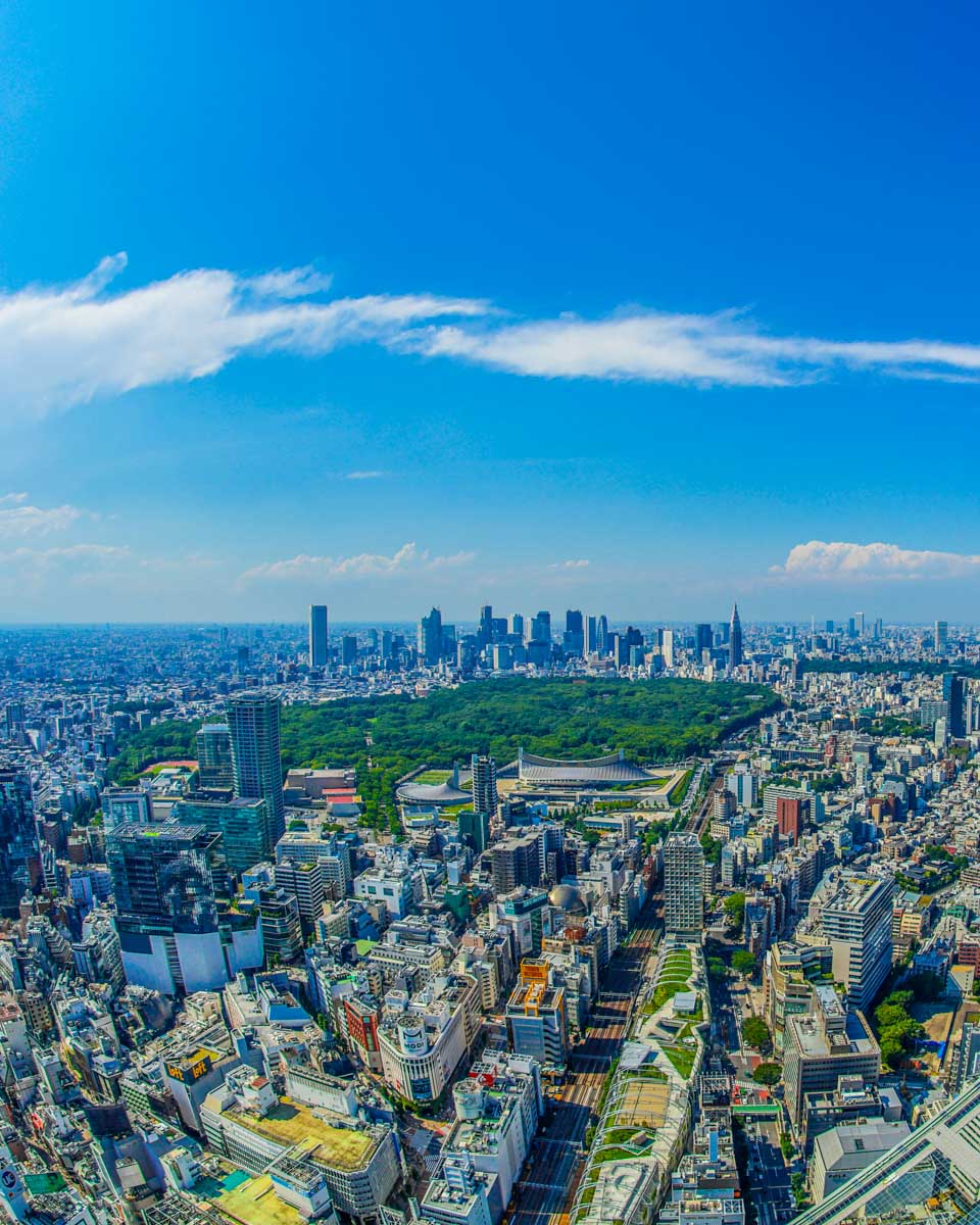 The view of Tokyo from Shibuya Sky in Tokyo Japan (1)
