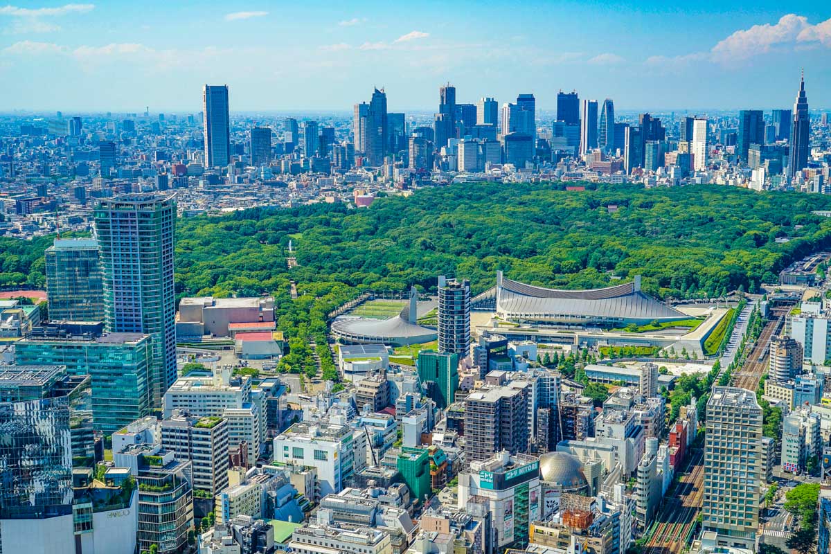 The view of Tokyo from Shibuya Sky in Tokyo Japan (2)
