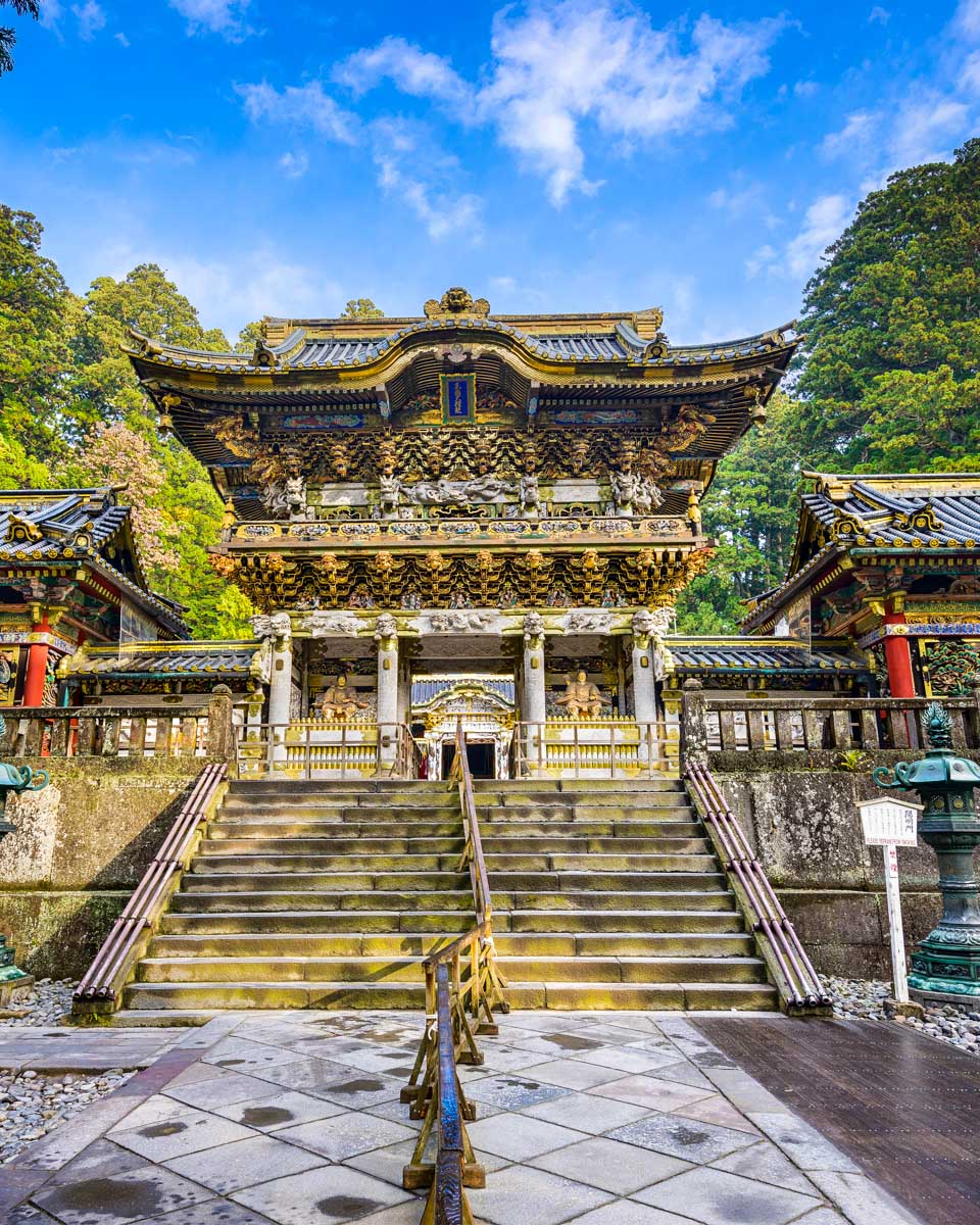 Toshogu Shrine seen on a tour from Tokyo Japan