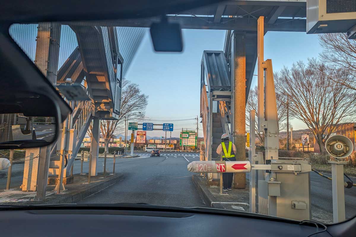 View while driving the rental car in Japan (3)