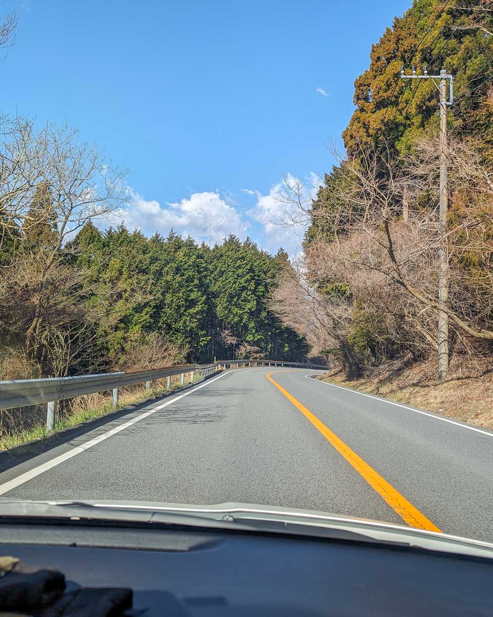 View while driving the rental car in Japan (6)