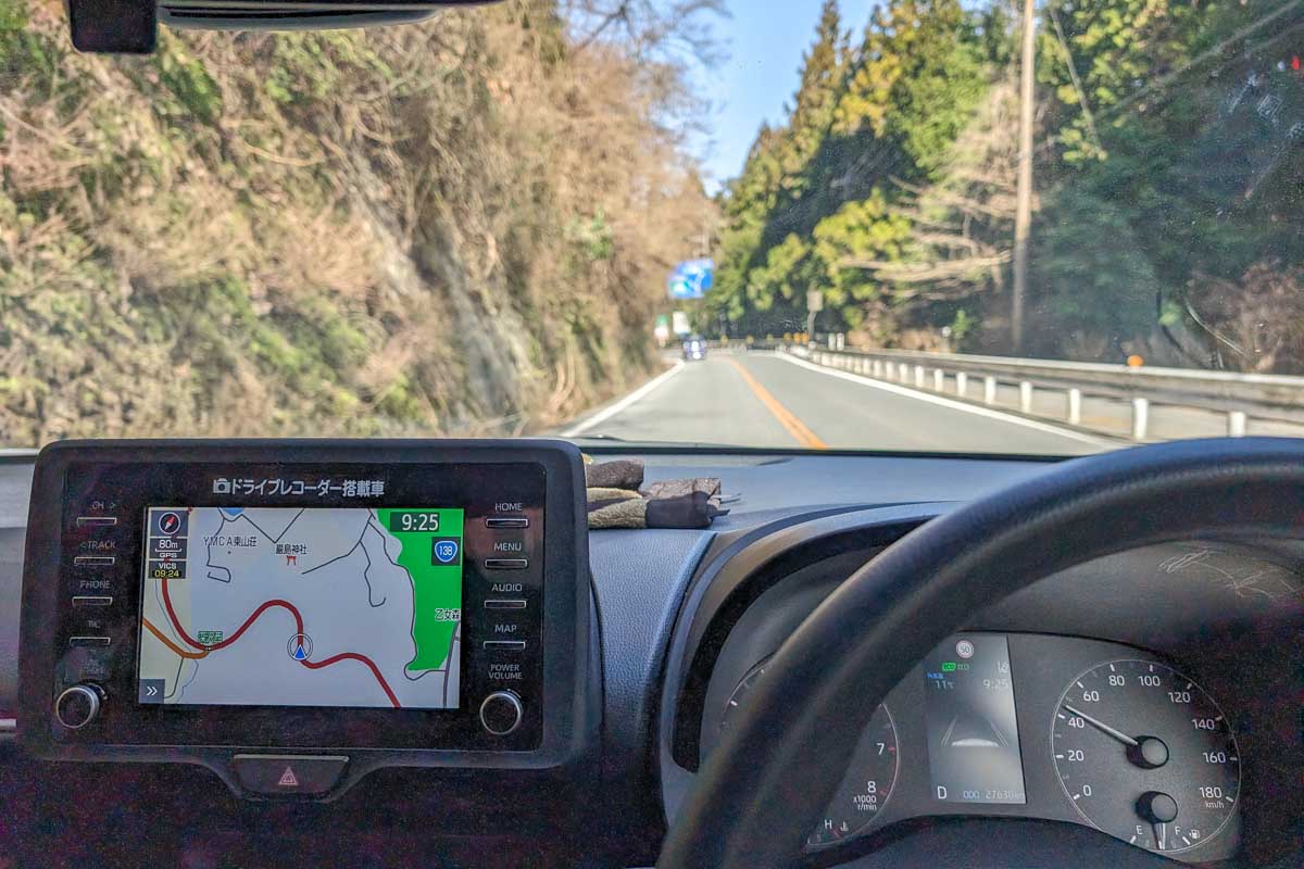 View while driving the rental car in Japan (7)