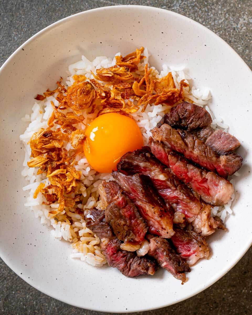 Donburi eaten in Japan