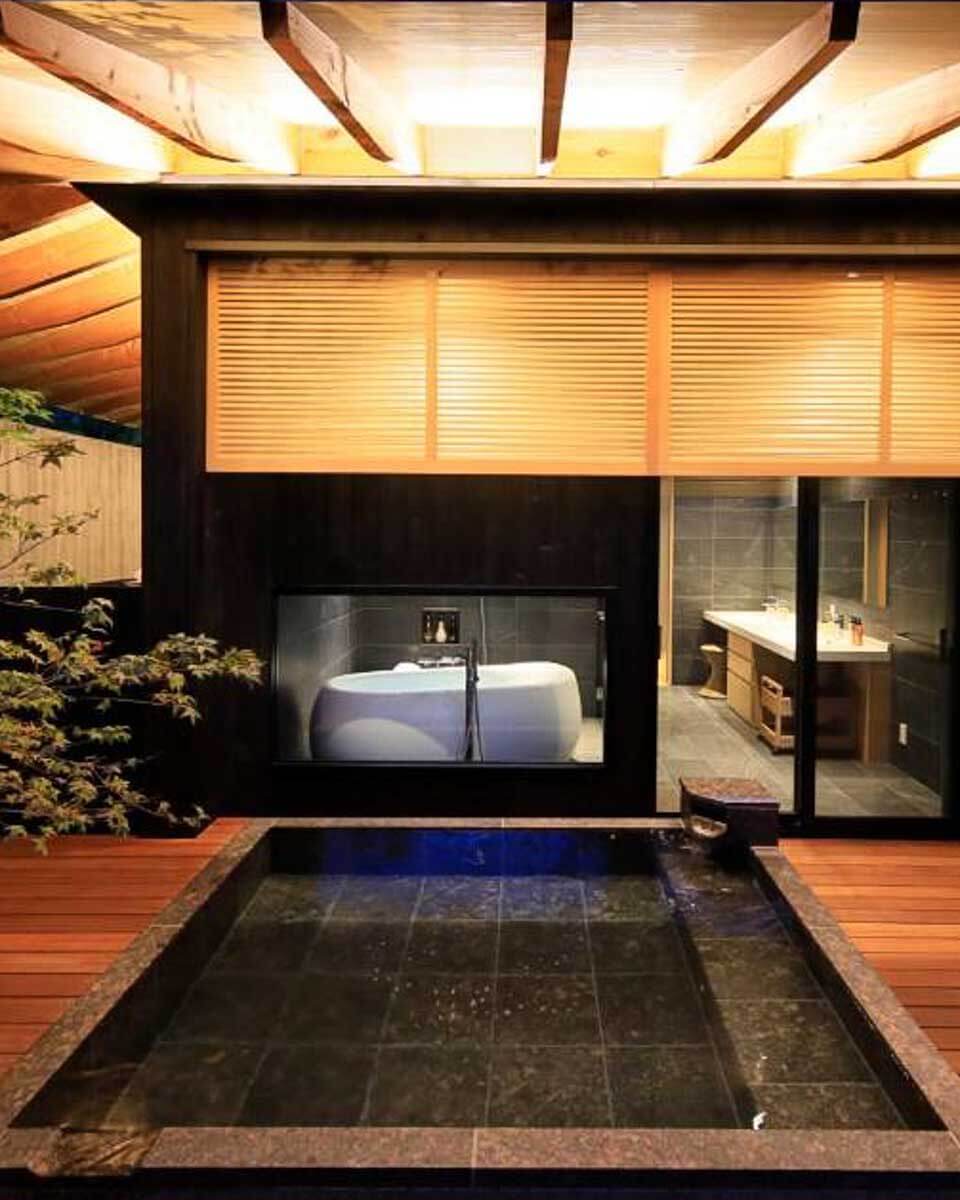 Fuji Onsenji Yumedono near Lake Kawaguchi and Mt Fuji Japan 1