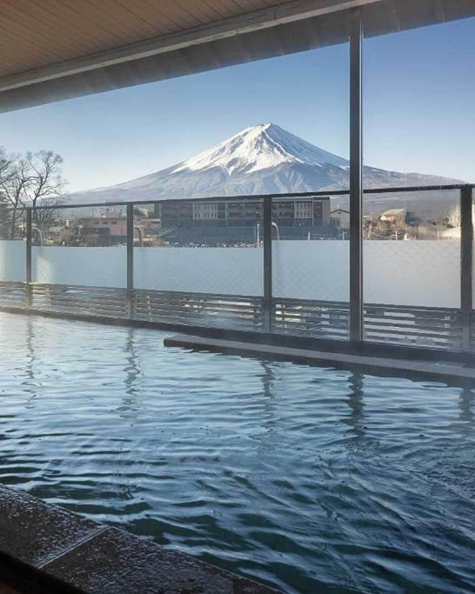 Fujikawaguchiko Onsen Konanso near Mt Fuji Japan